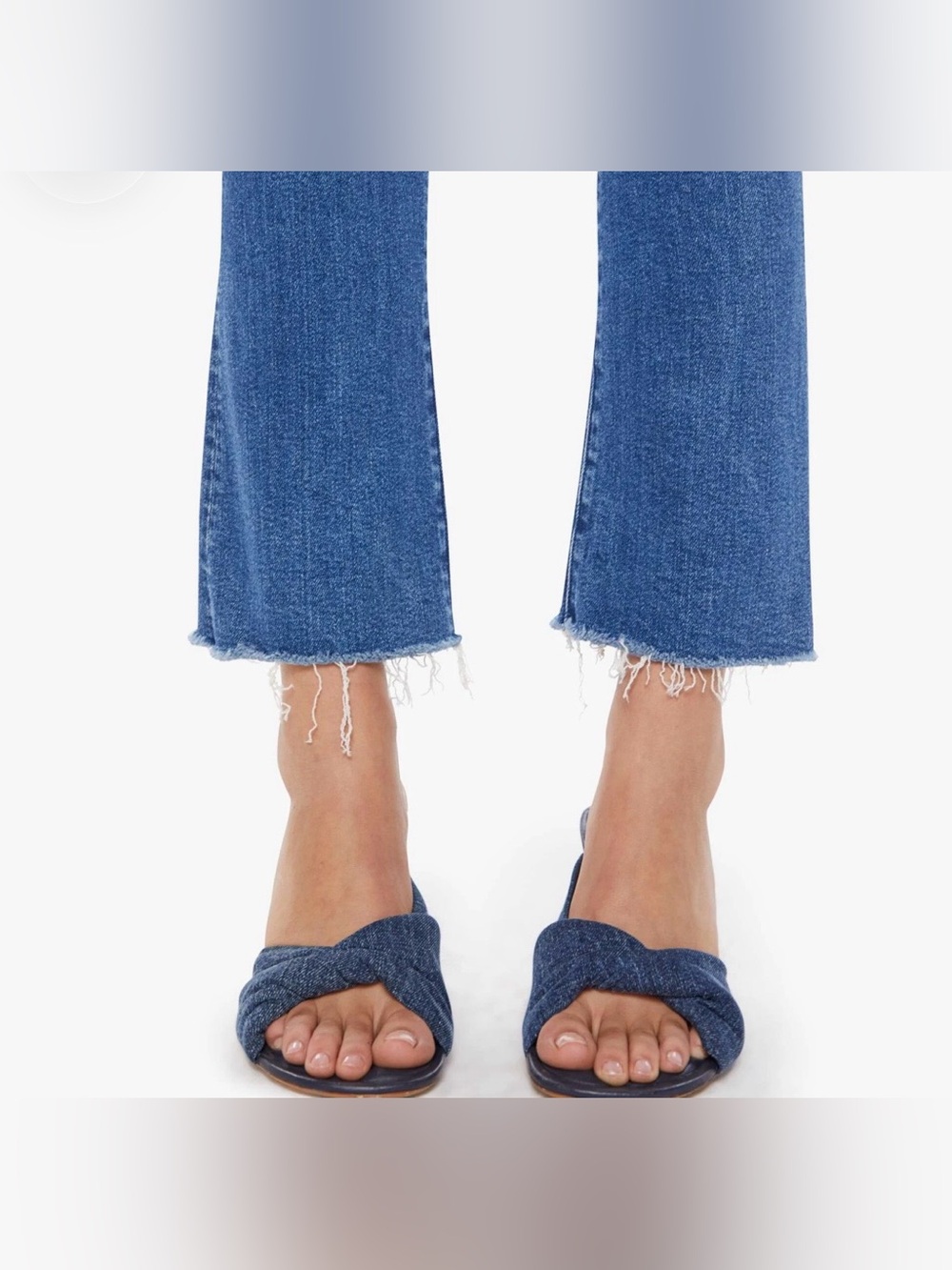 ✨MOTHER The Hustler High Rise Ankle Fray Jeans | Layover | Size 27 - Picture 5 of 15